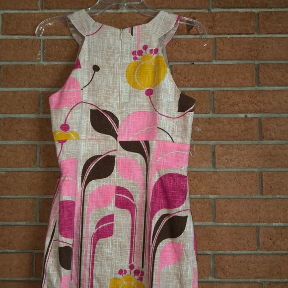 🌺DAVID MEISTER🌺FLORAL SHEATH HALTER DRESS🌺 - Picture 6 of 8